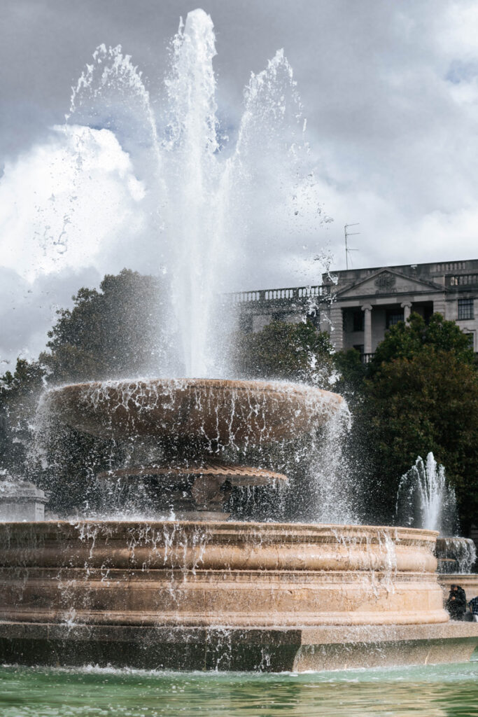 London Private Photography Tour in Trafalgar Square and National Gallery.