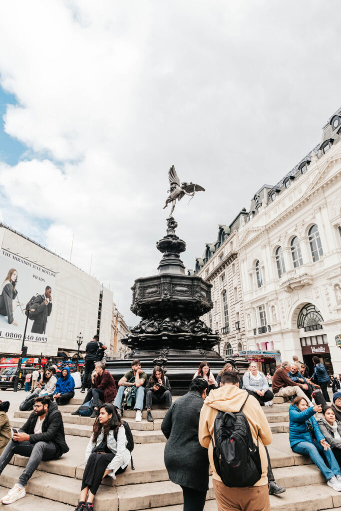 Piccadilly Circus in London
