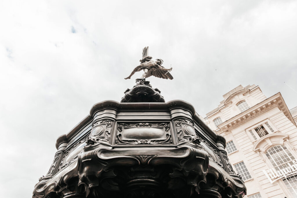 Piccadilly Circus in London