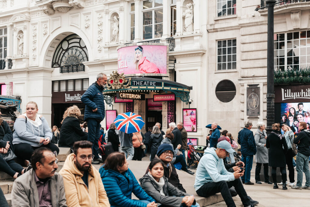 Piccadilly Circus in London