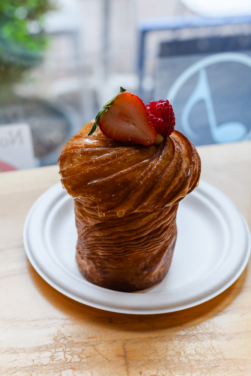 Creme Brûlée Cruffin from D'Andrew's Bakery in Nashville, Tennessee 