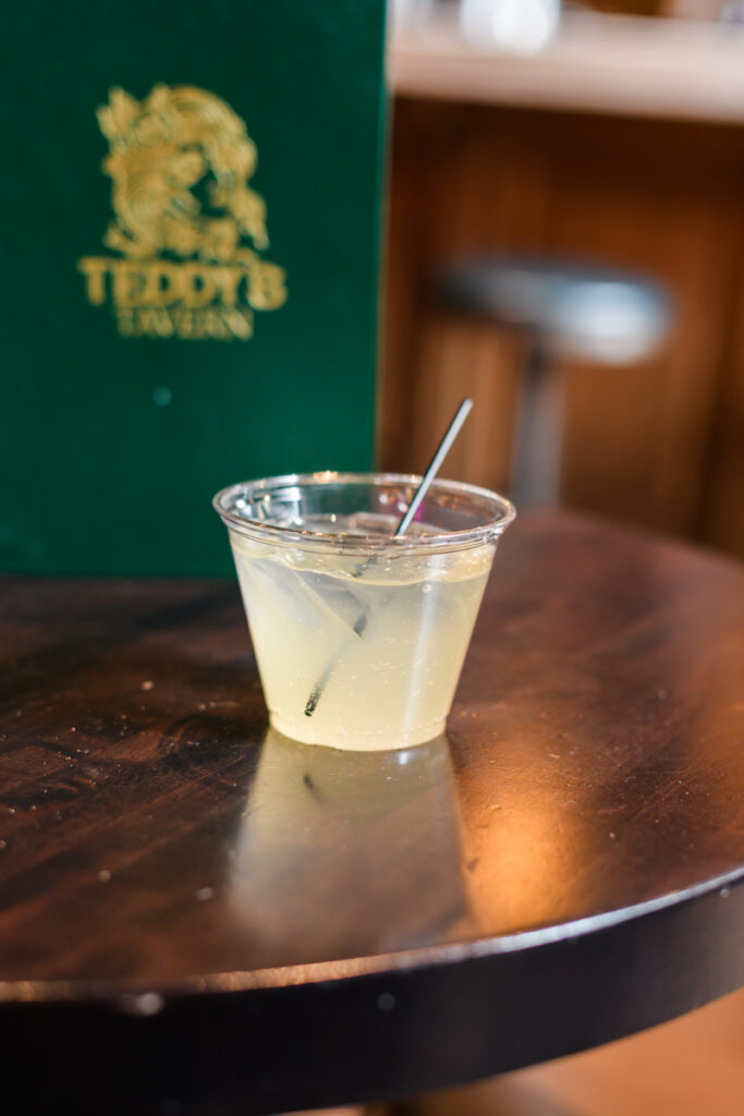 Refreshing cocktail from Teddy's Tavern in Nashville,Tennessee 